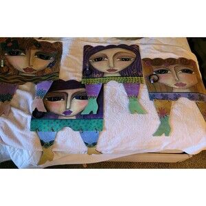 SET of 4 Kimberly Willcox~ Placemats  Fun and Whimsical , used